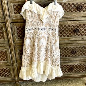 Selfie Leslie boutique strapless dress. US Size L. Aus Size 12